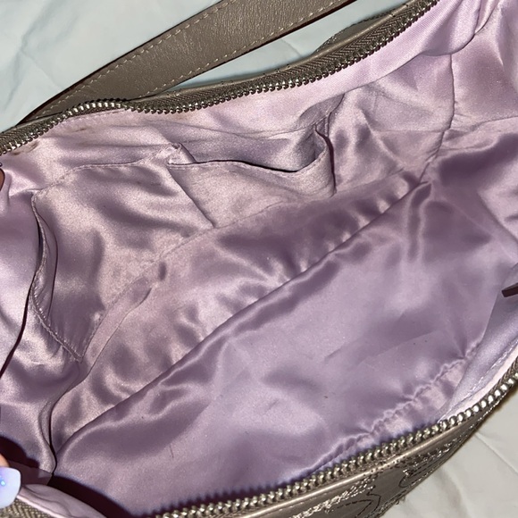 Like new Coach Y2K Signature Hobo Leather Metallic Stitched Signature F19415 - Picture 14 of 16